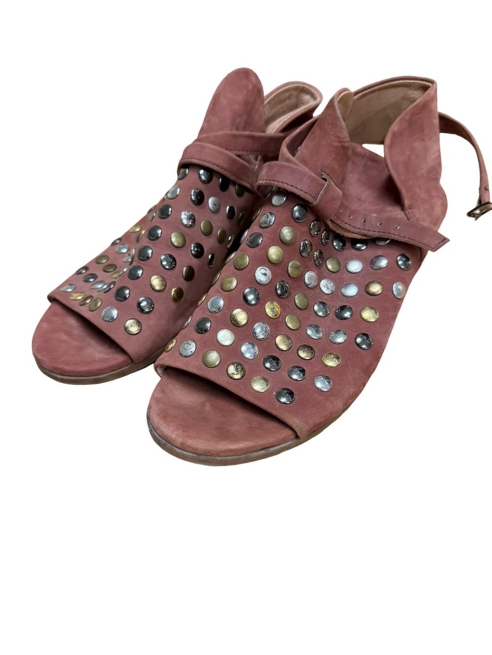 Free People Gemma Studded Perforated Suede Sandals
Size 39 / Size 8 - 8.5 US - Picture 11 of 16